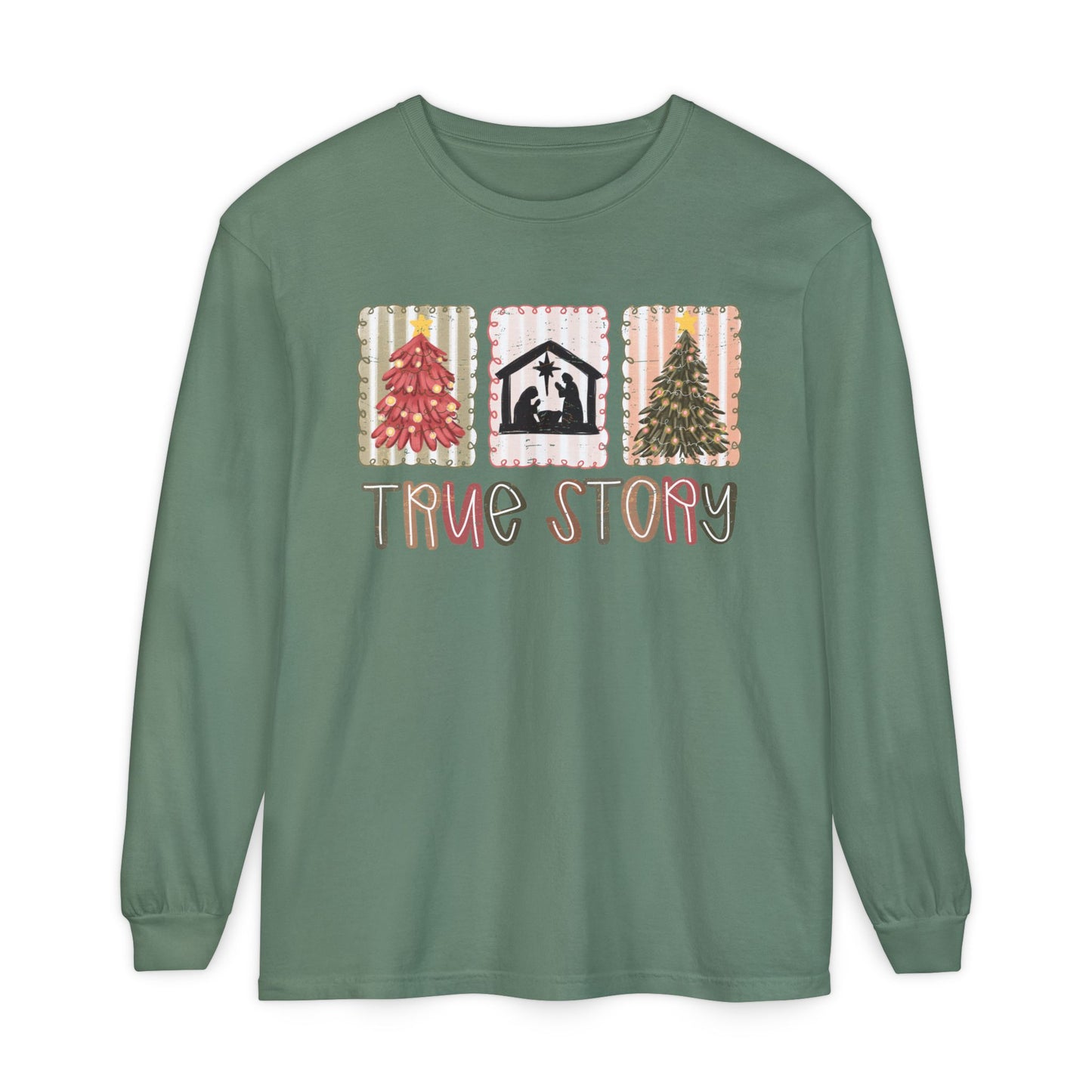 True Story - Christmas Jesus Long Sleeve Shirt