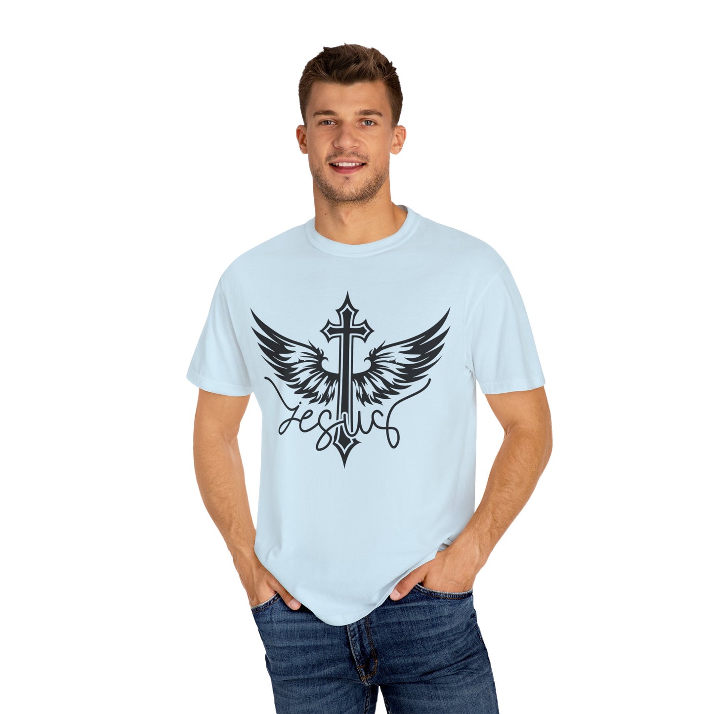 Jesus Cross with Wings T-Shirt — Christian Faith Graphic Tee
