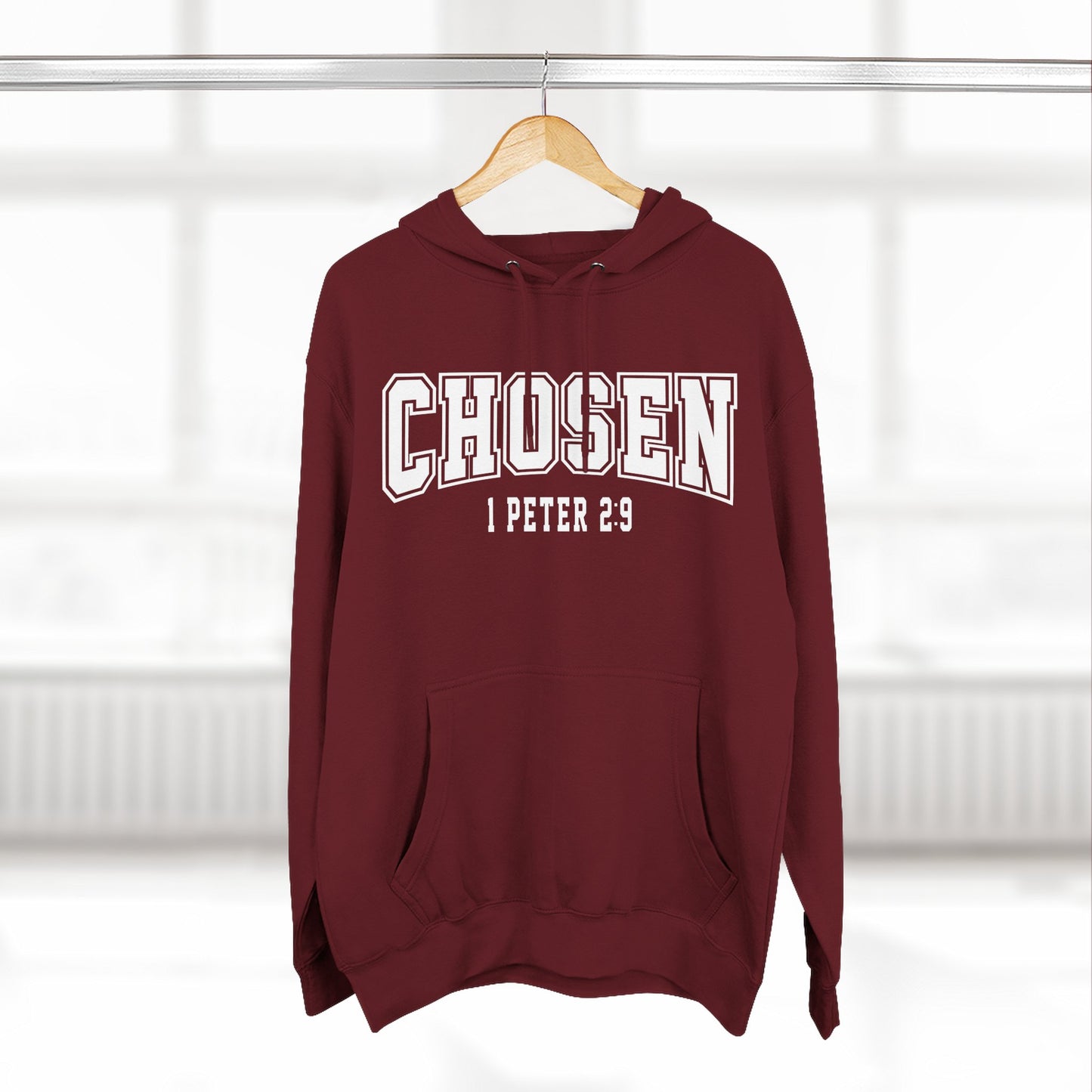 Chosen Fleece Hoodie for Comfortable Faith-Inspired Wear