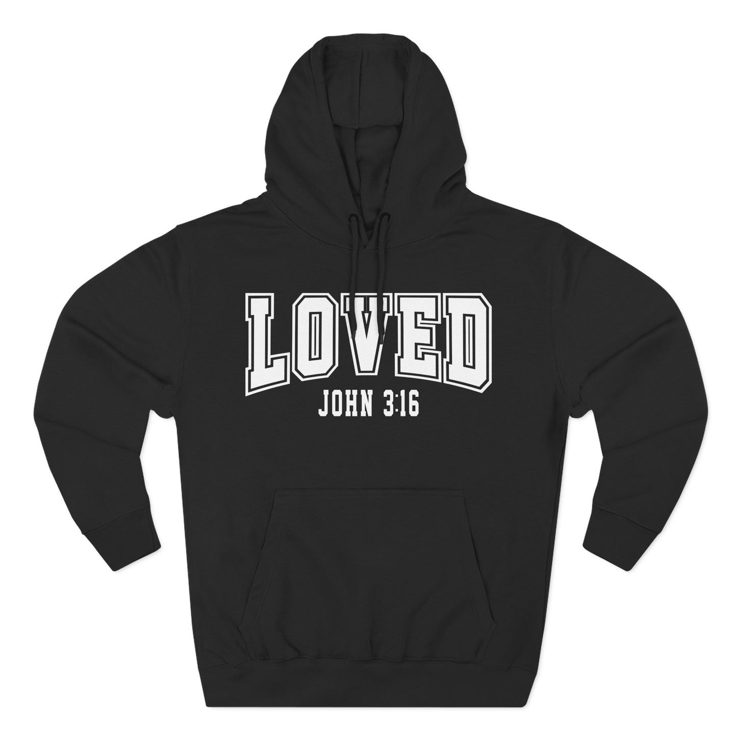 Loved John 3:16 Fleece Hoodie