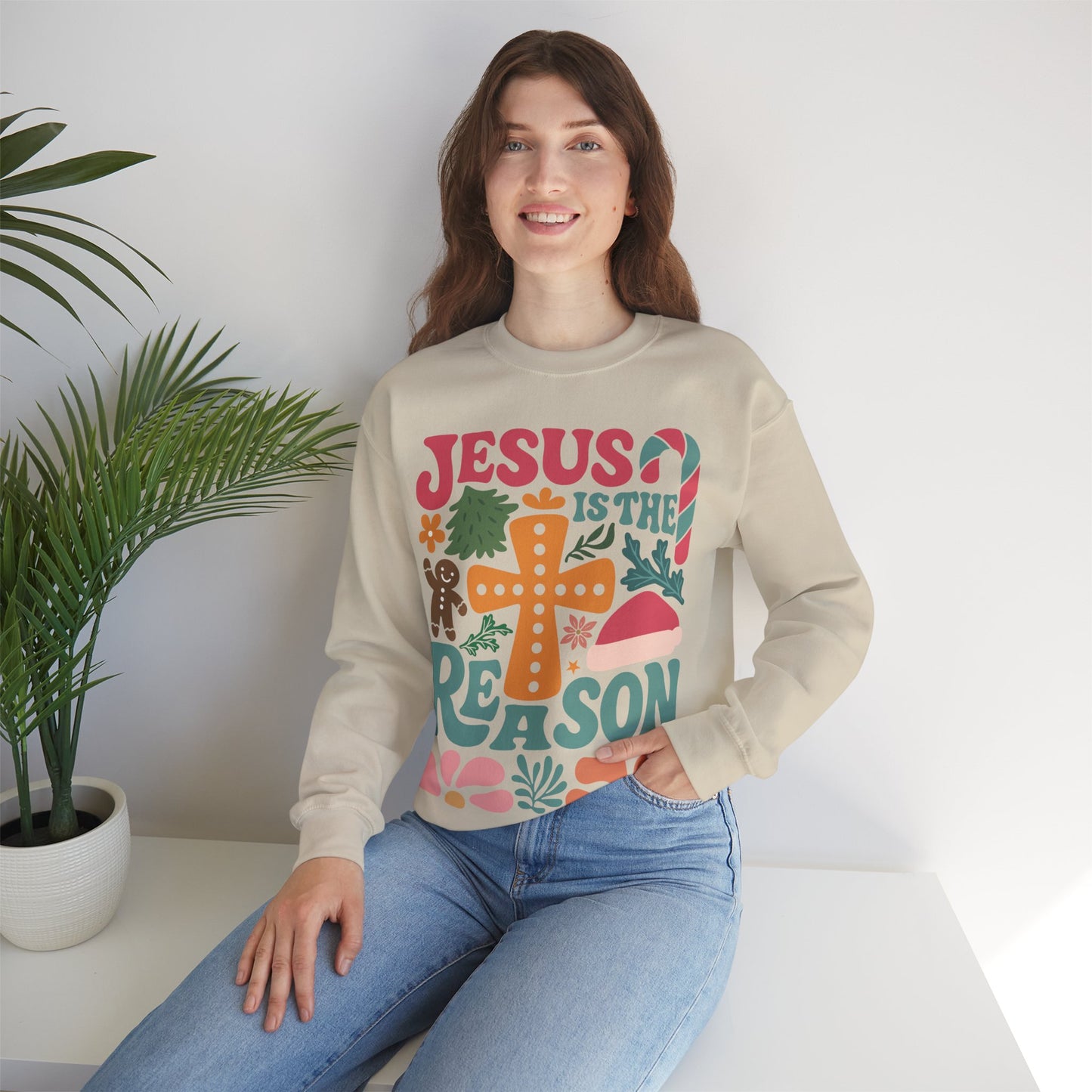 Jesus is the Reason Crewneck Sweatshirt