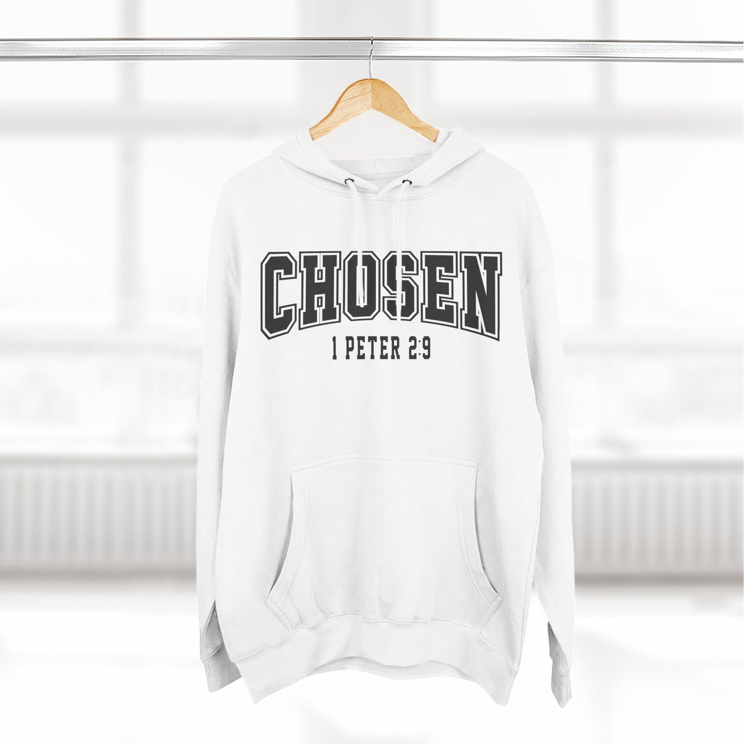 Chosen Fleece Hoodie for Comfortable Faith-Inspired Wear