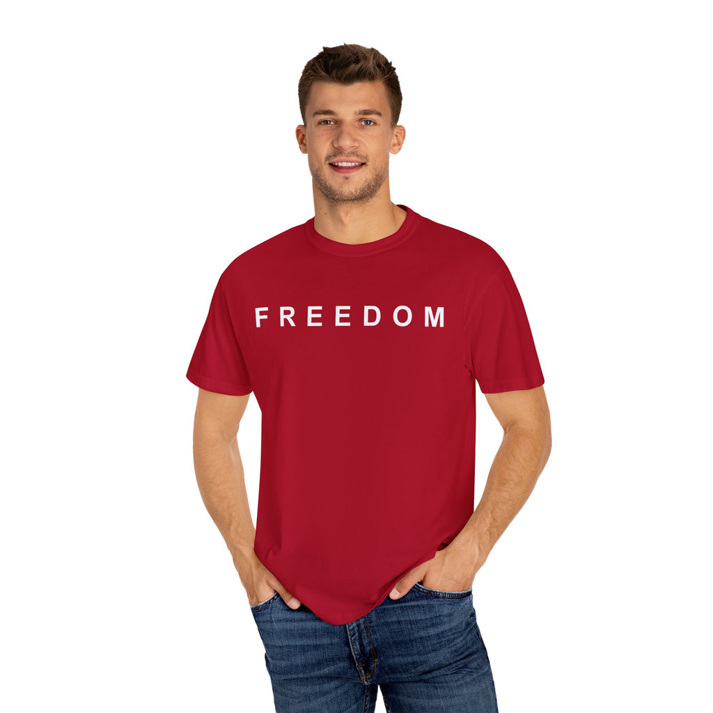 Freedom Unisex Garment-Dyed T-shirt, Casual Tee, Everyday Wear, Gift for Freedom Lovers, Comfortable Cotton Shirt, Statement Tee, [...]
