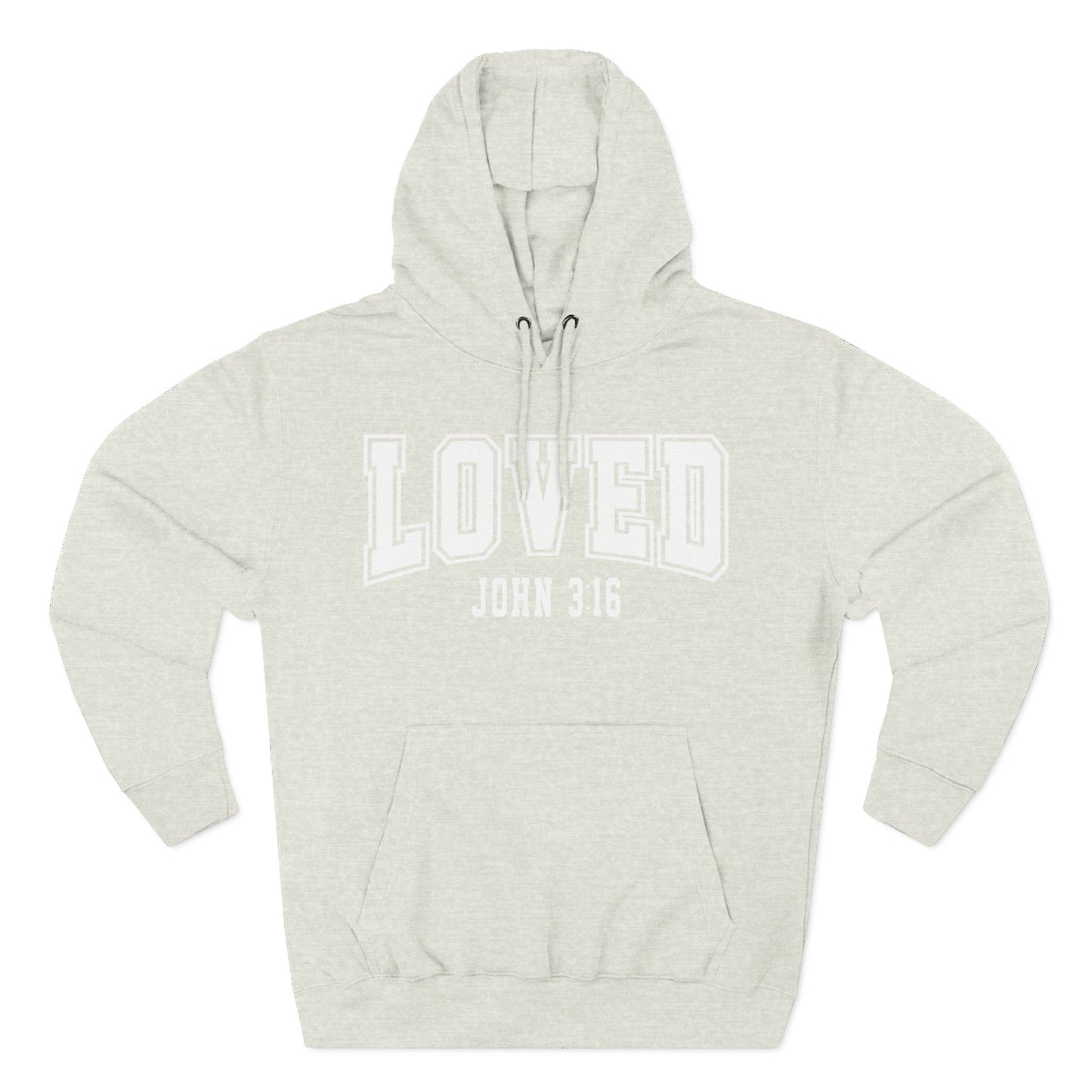 Loved John 3:16 Fleece Hoodie