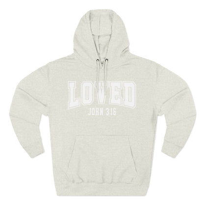 Loved John 3:16 Fleece Hoodie