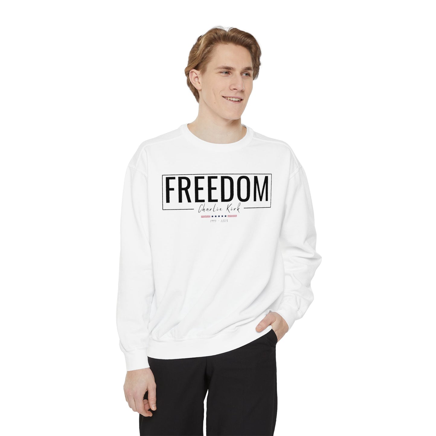 Charlie Kirk Freedom Sweatshirt