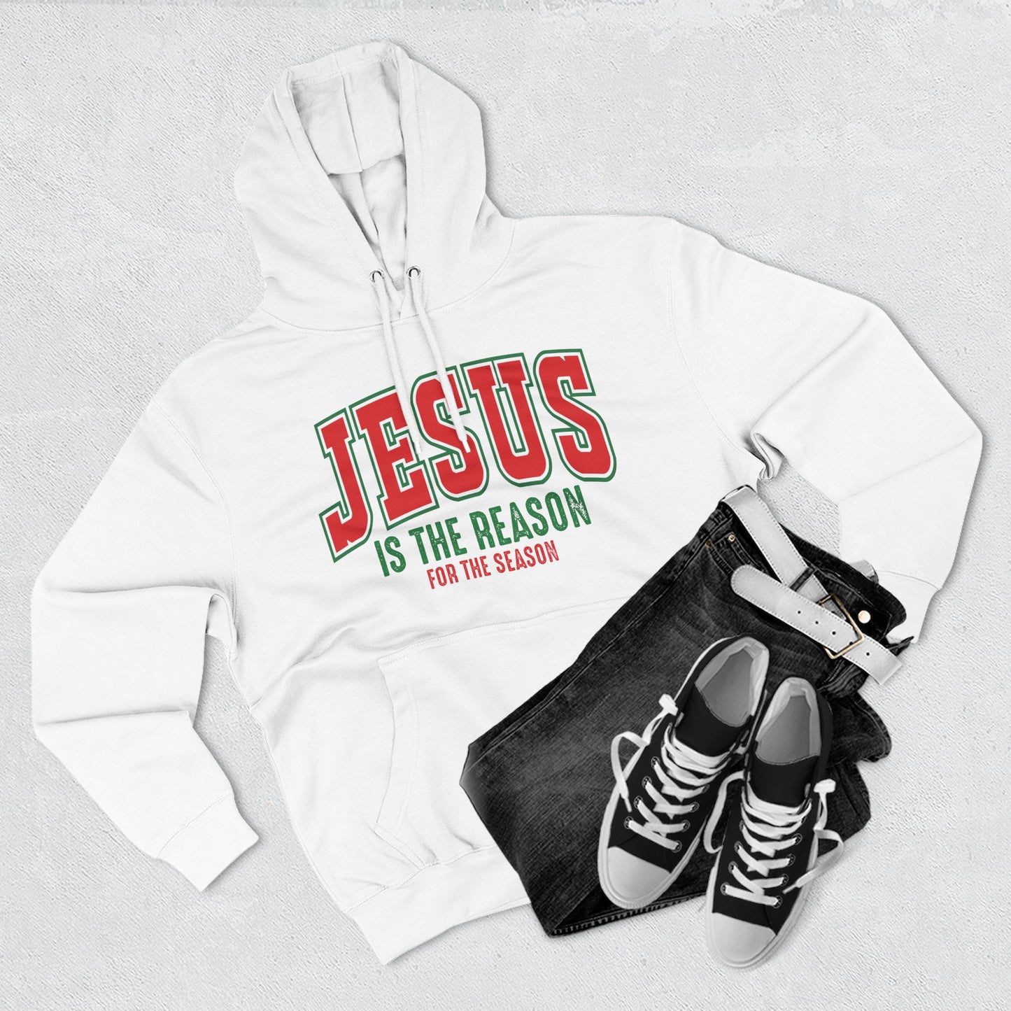 Christmas Jesus Fleece Hoodie