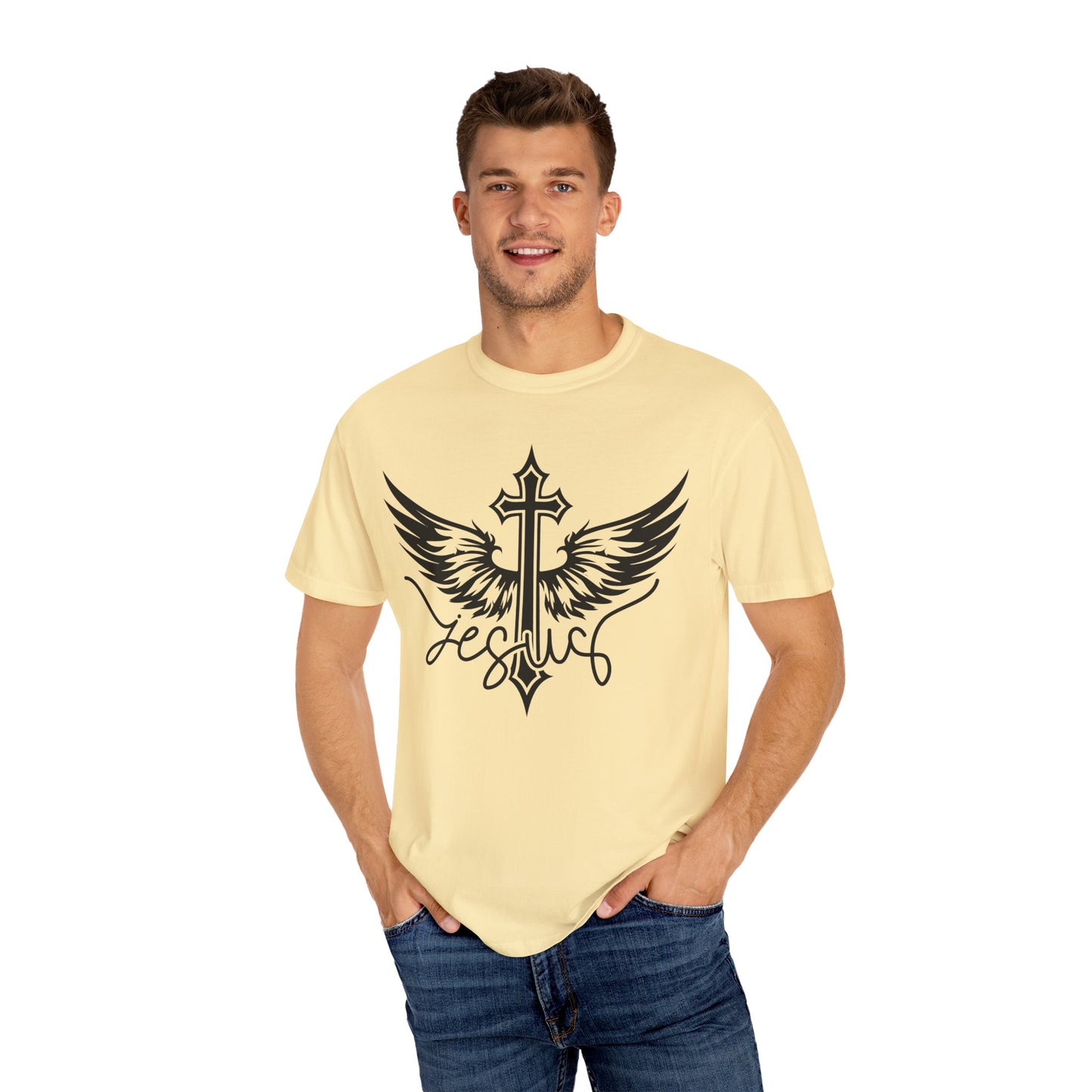 Jesus Cross with Wings T-Shirt — Christian Faith Graphic Tee