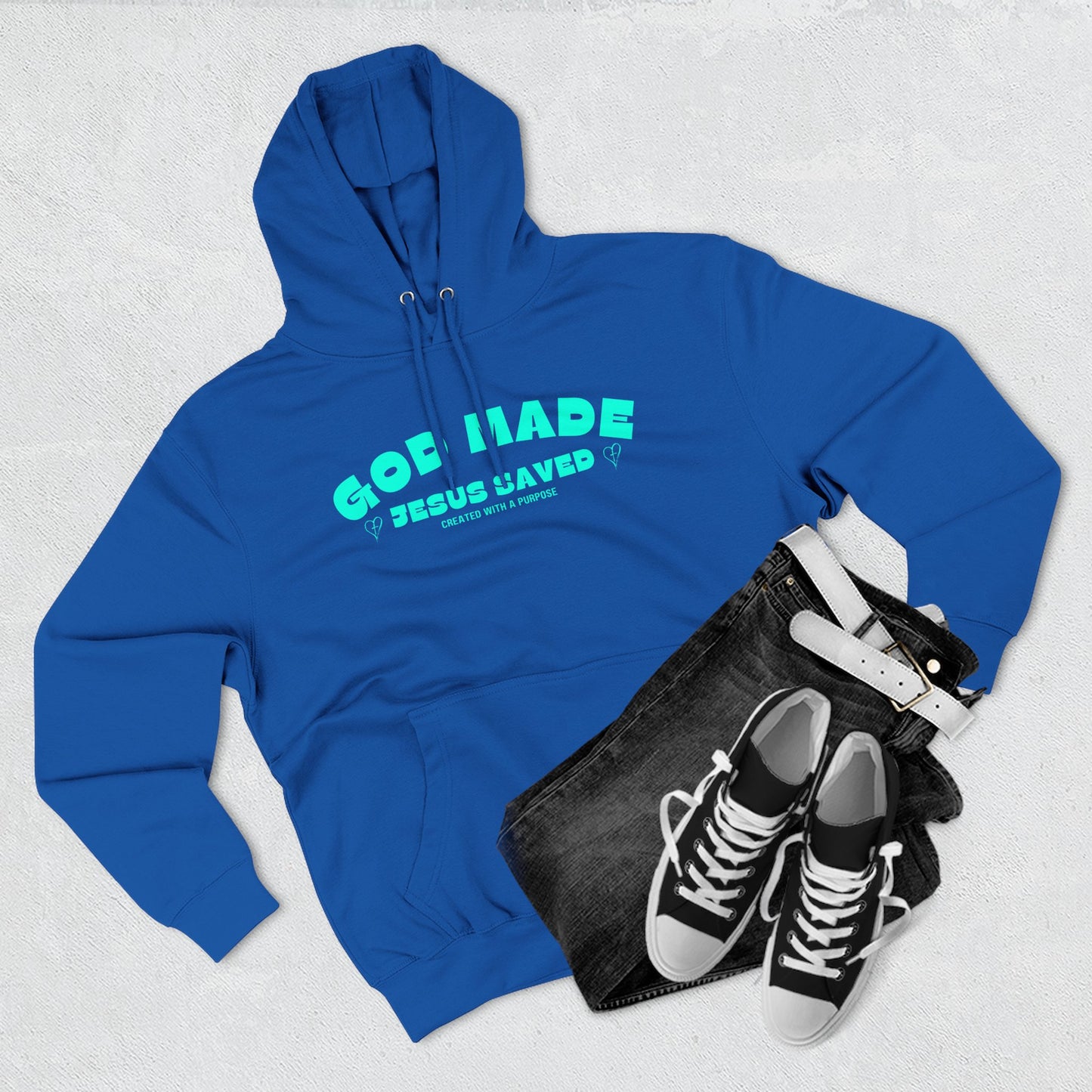 God Made Jesus Saved Hoodie
