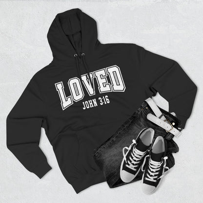 Loved John 3:16 Fleece Hoodie