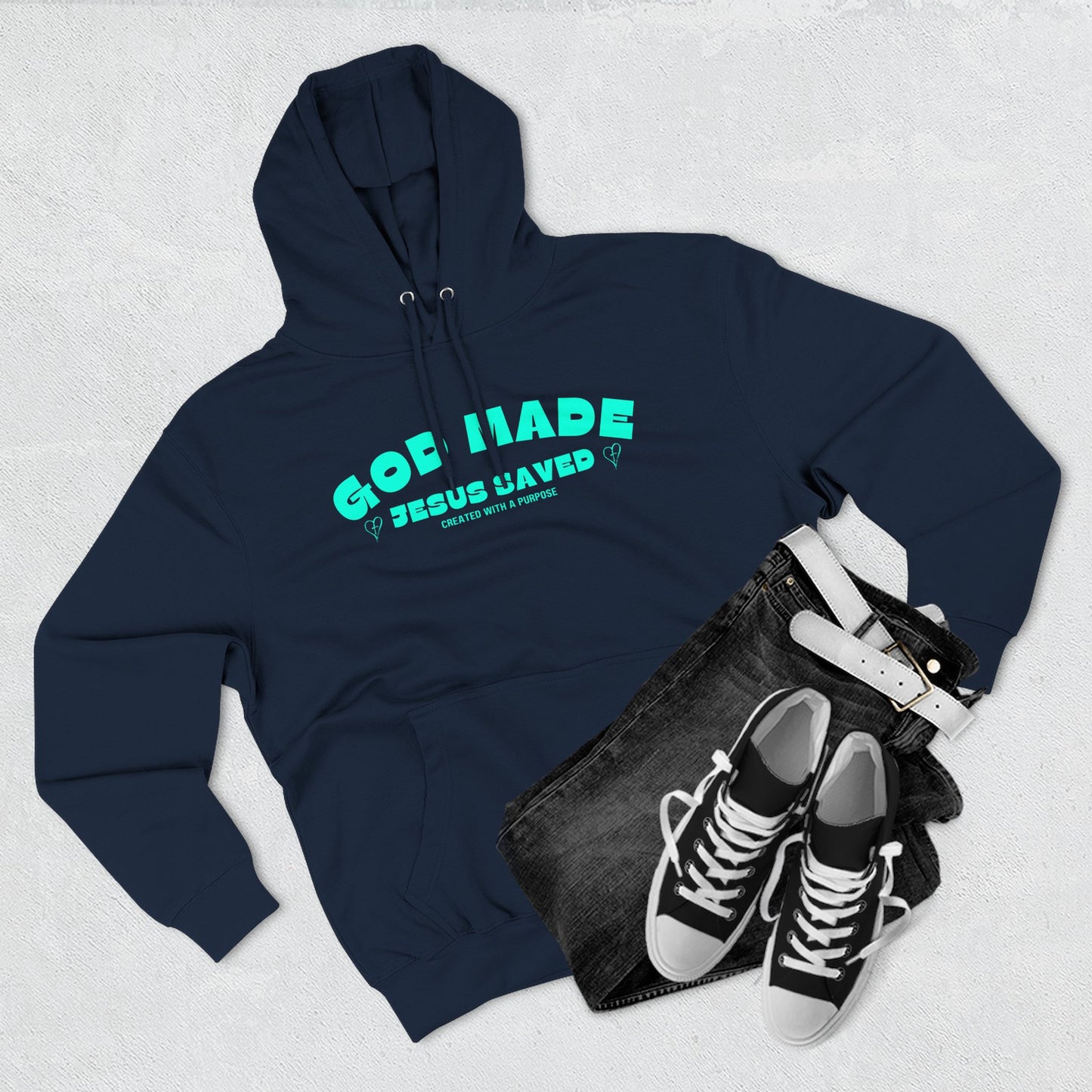 God Made Jesus Saved Hoodie