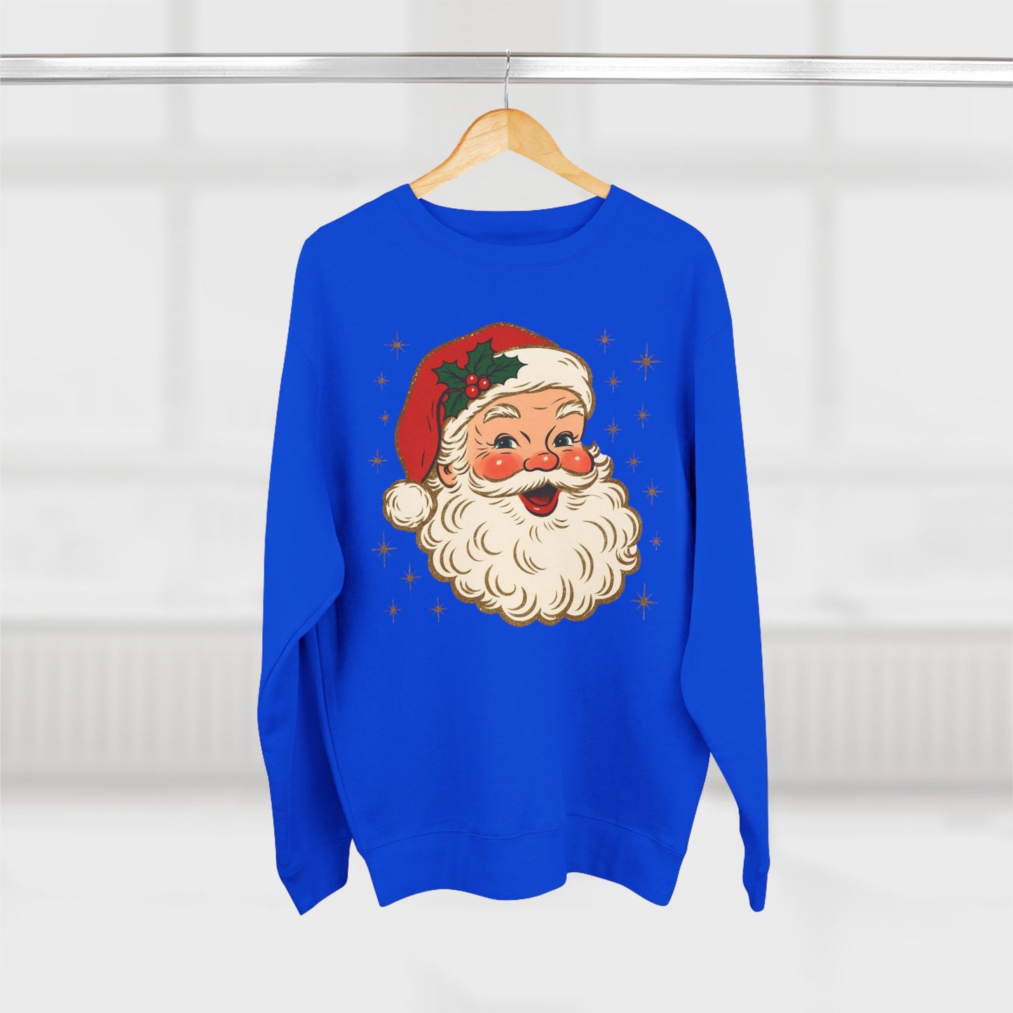 Vintage Santa Crewneck Sweatshirt — Retro Christmas Sweater