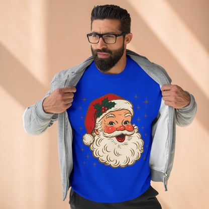 Vintage Santa Crewneck Sweatshirt — Retro Christmas Sweater
