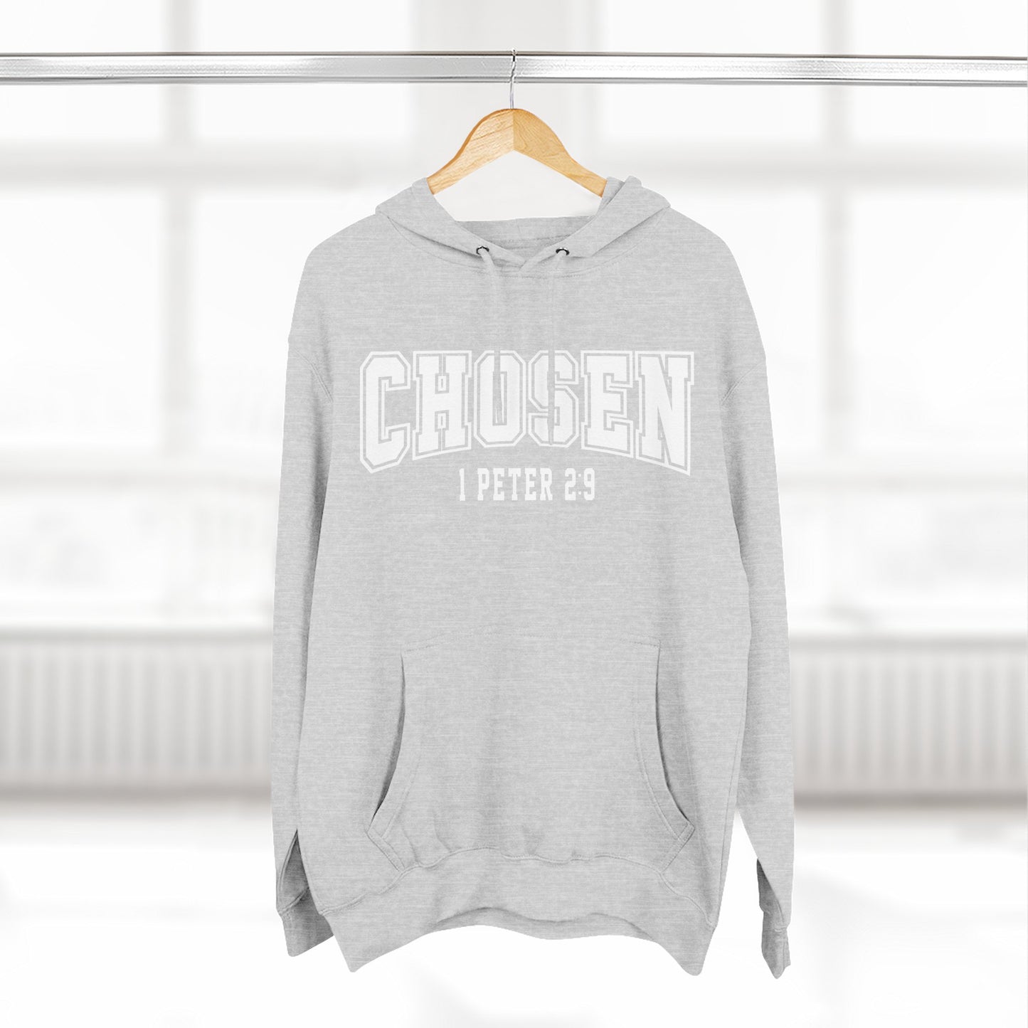 Chosen Fleece Hoodie for Comfortable Faith-Inspired Wear