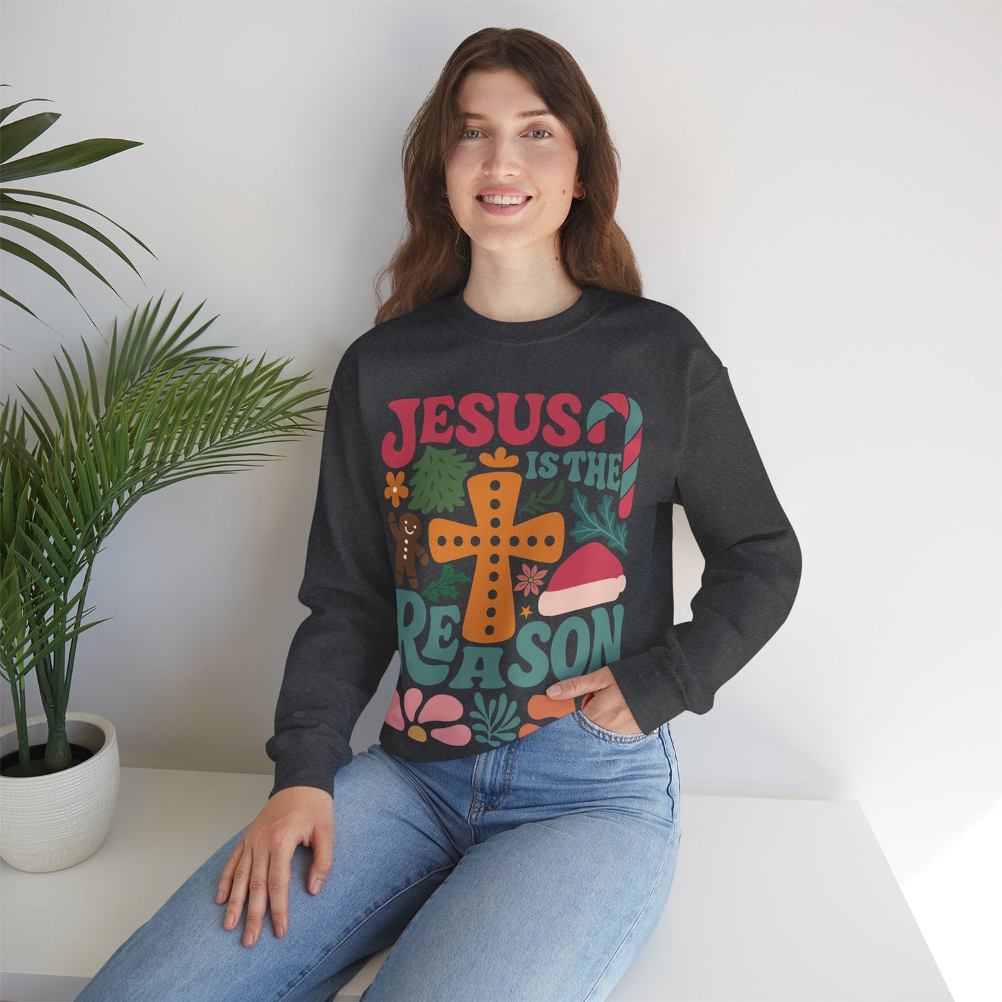 Jesus is the Reason Crewneck Sweatshirt
