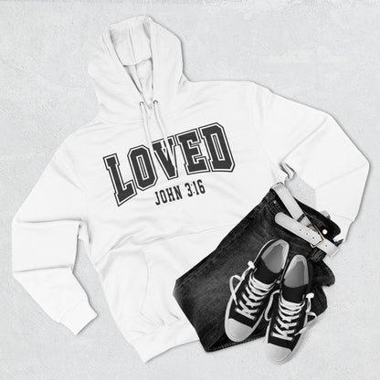 Loved John 3:16 Fleece Hoodie