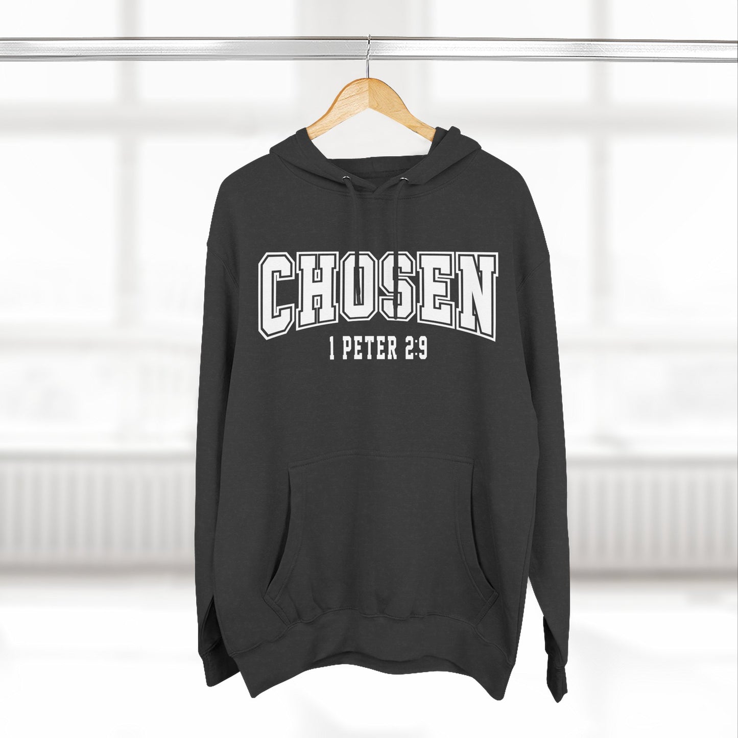 Chosen Fleece Hoodie for Comfortable Faith-Inspired Wear