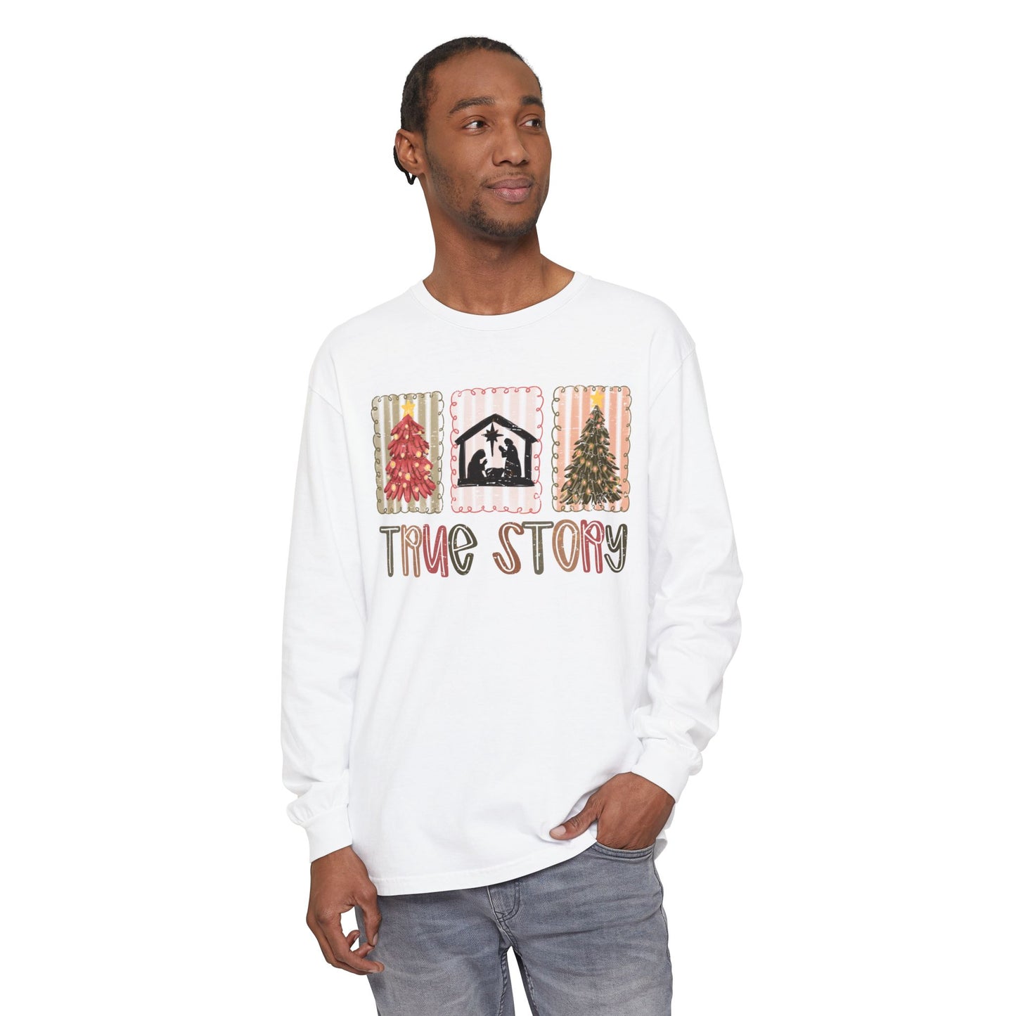 True Story - Christmas Jesus Long Sleeve Shirt