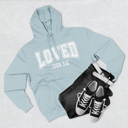 Loved John 3:16 Fleece Hoodie