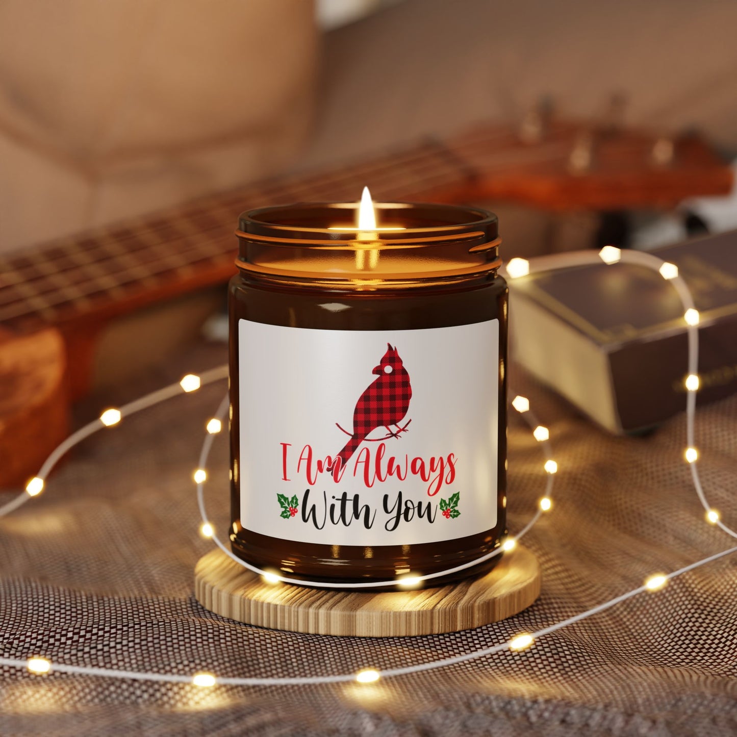 I Am Always With You Scented Soy Candle - Amber Jar