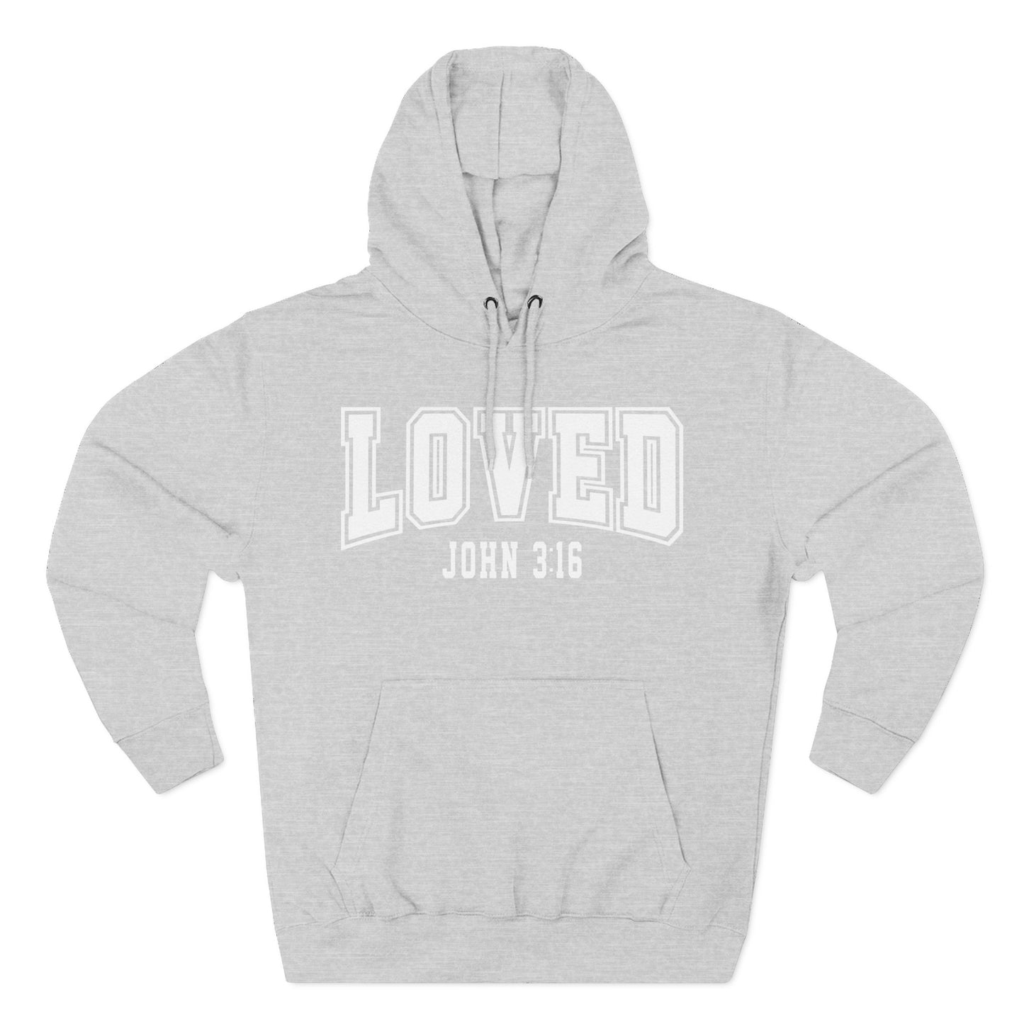 Loved John 3:16 Fleece Hoodie