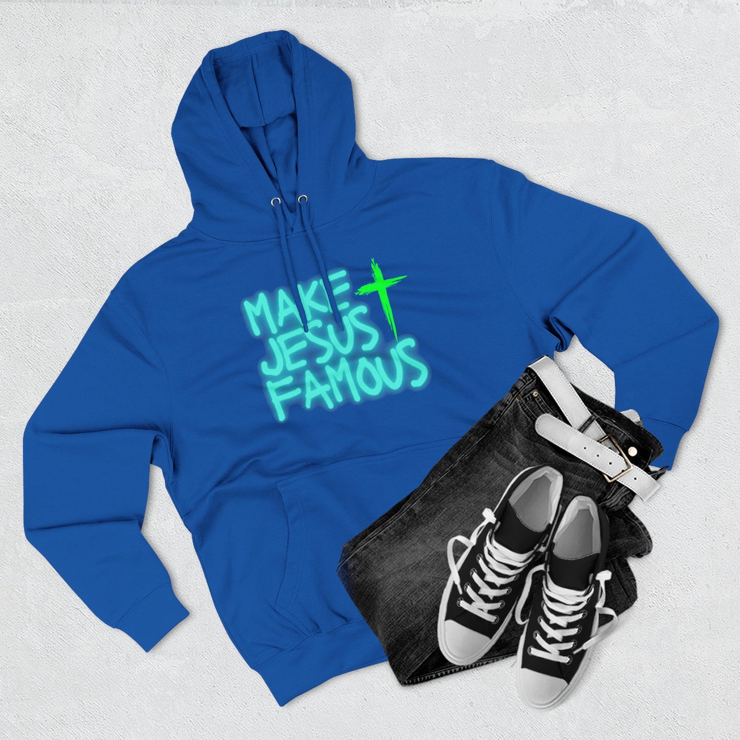 Make Jesus Famous Fleece Hoodie