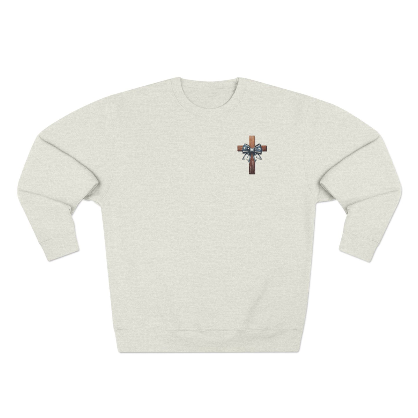 She Is Worthy Proverb 31 Crewneck Sweatshirt - Cross & Bow Christian Pullover