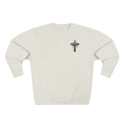 She Is Worthy Proverb 31 Crewneck Sweatshirt - Cross & Bow Christian Pullover