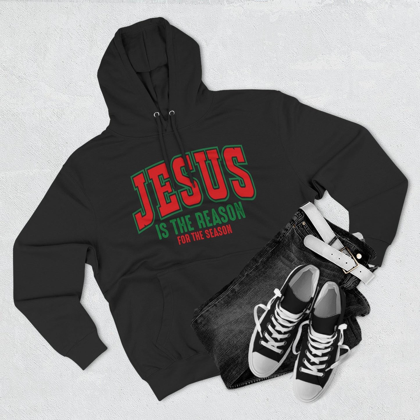 Christmas Jesus Fleece Hoodie