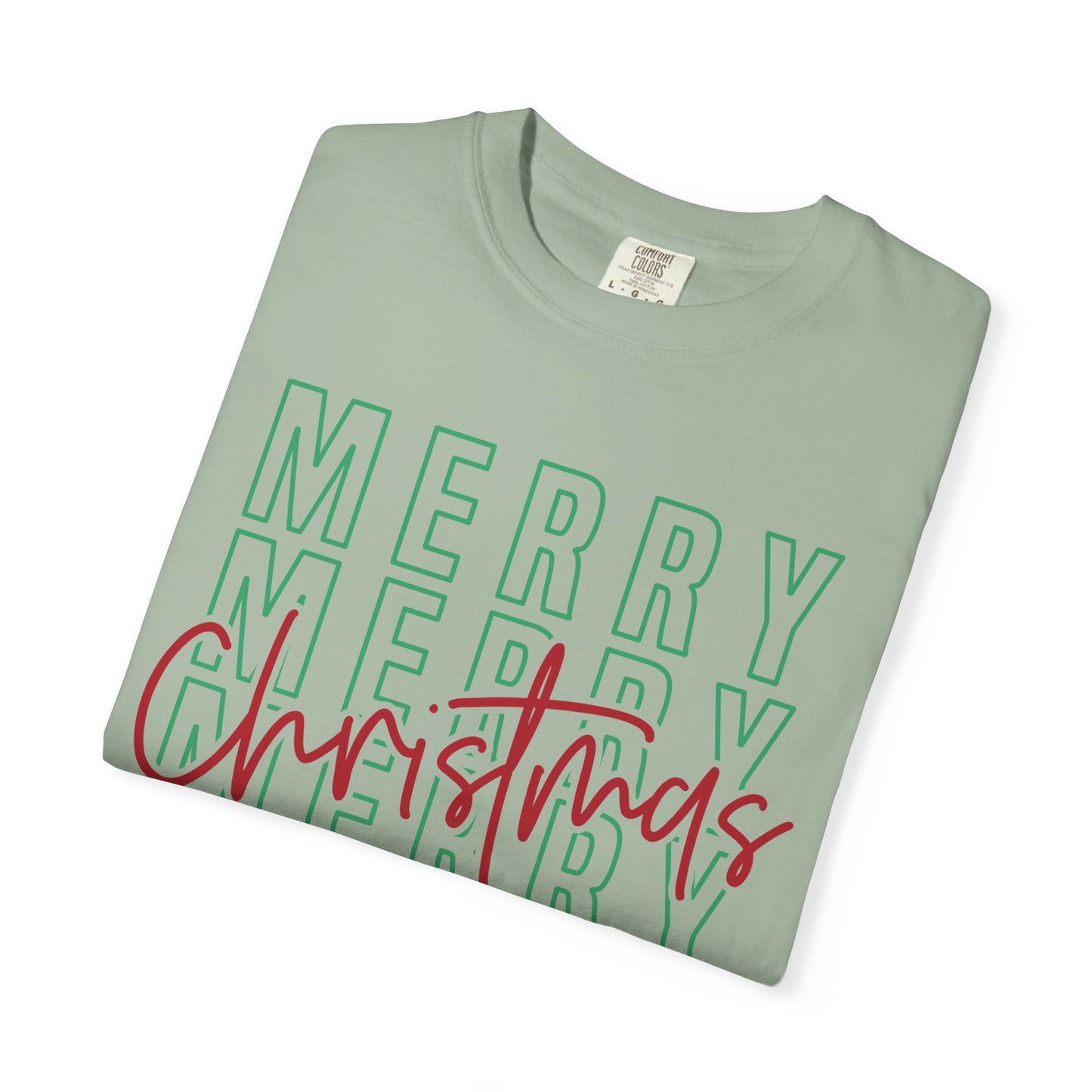 Merry Christmas Unisex Garment-Dyed T-Shirt
