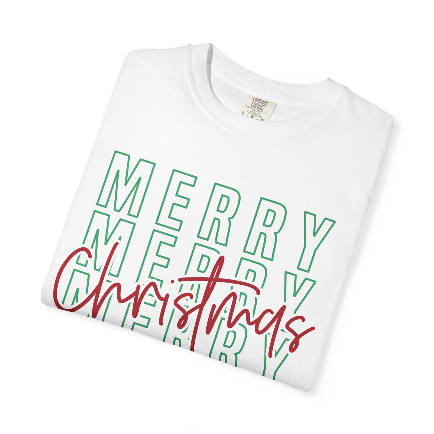 Merry Christmas Unisex Garment-Dyed T-Shirt