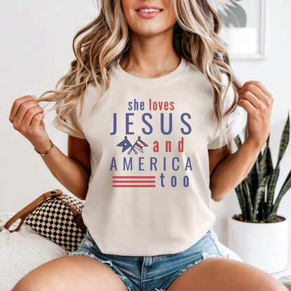 She Loves Jesus And America Too