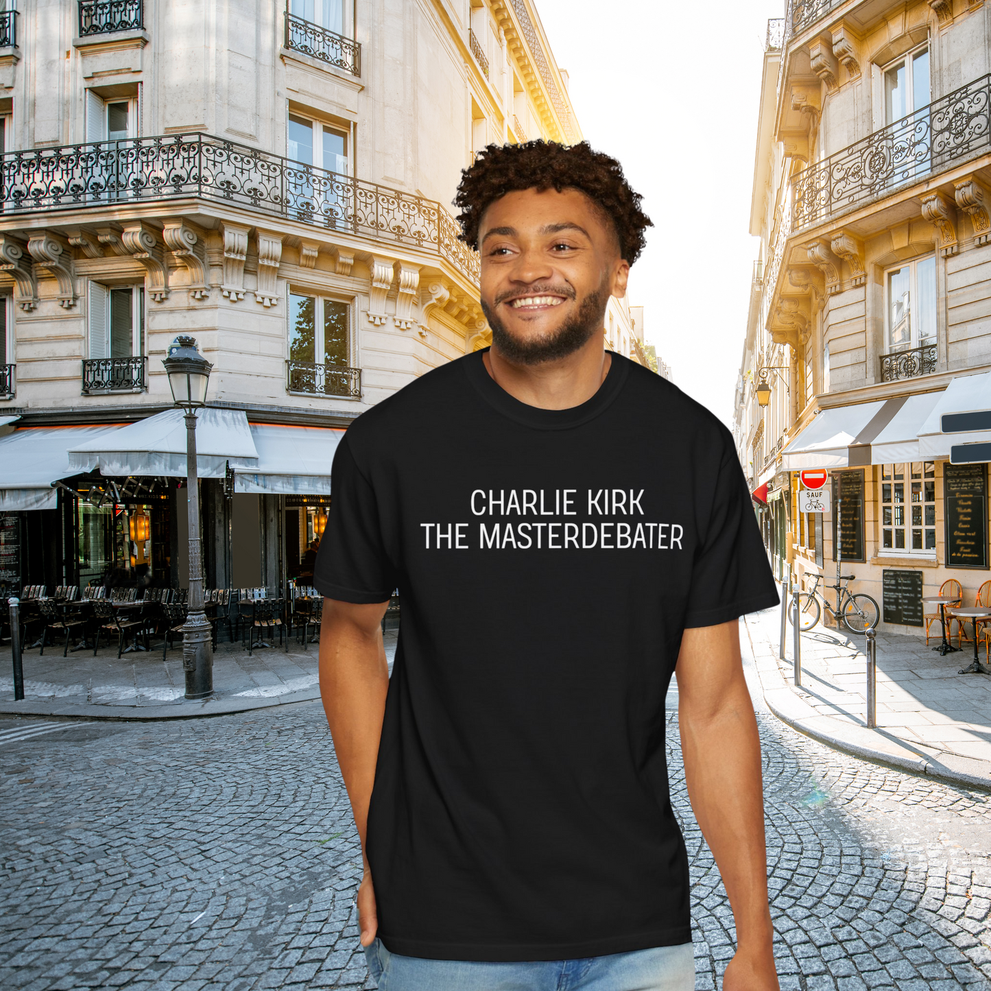 Masterdebater Charlie Kirk Witty Unisex T-shirt