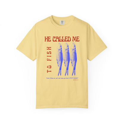 Called to Fish — Matthew 4:19 Discipleship T-Shirt