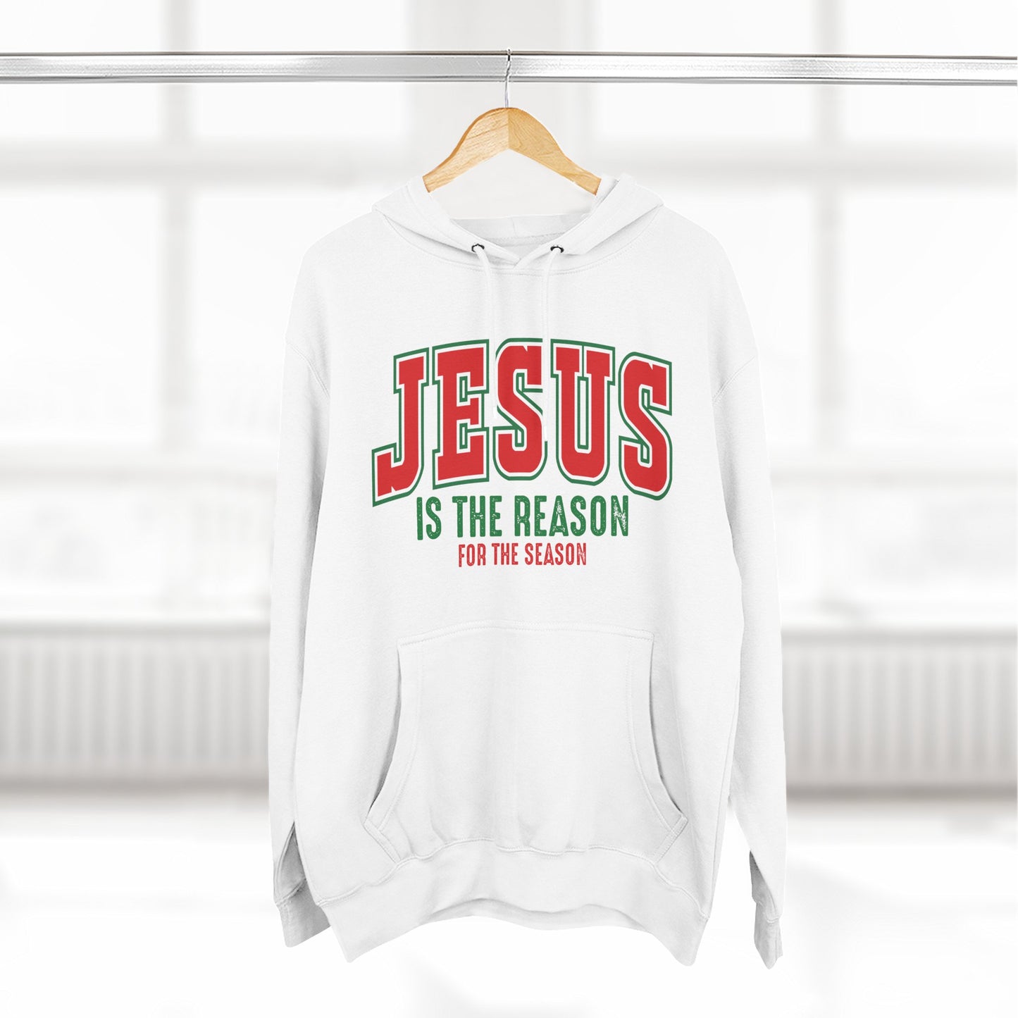 Christmas Jesus Fleece Hoodie
