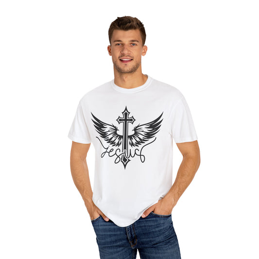 Jesus Cross with Wings T-Shirt — Christian Faith Graphic Tee