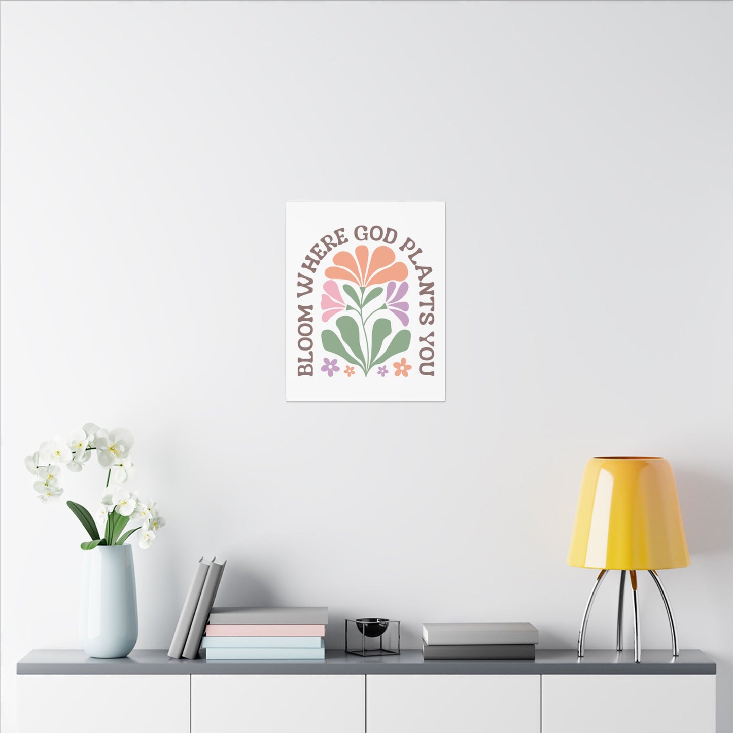 "Bloom Where God Plants You" Canvas Print