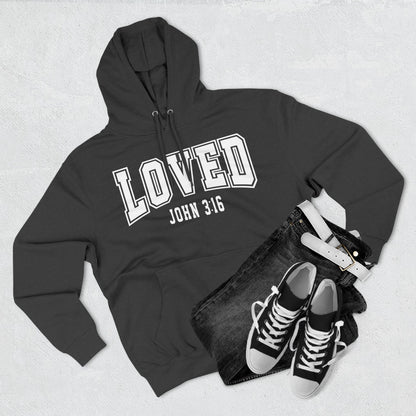 Loved John 3:16 Fleece Hoodie