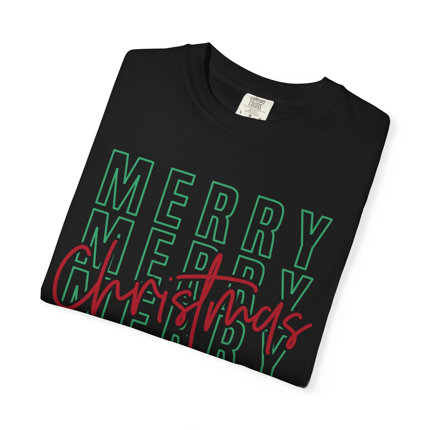 Merry Christmas Unisex Garment-Dyed T-Shirt