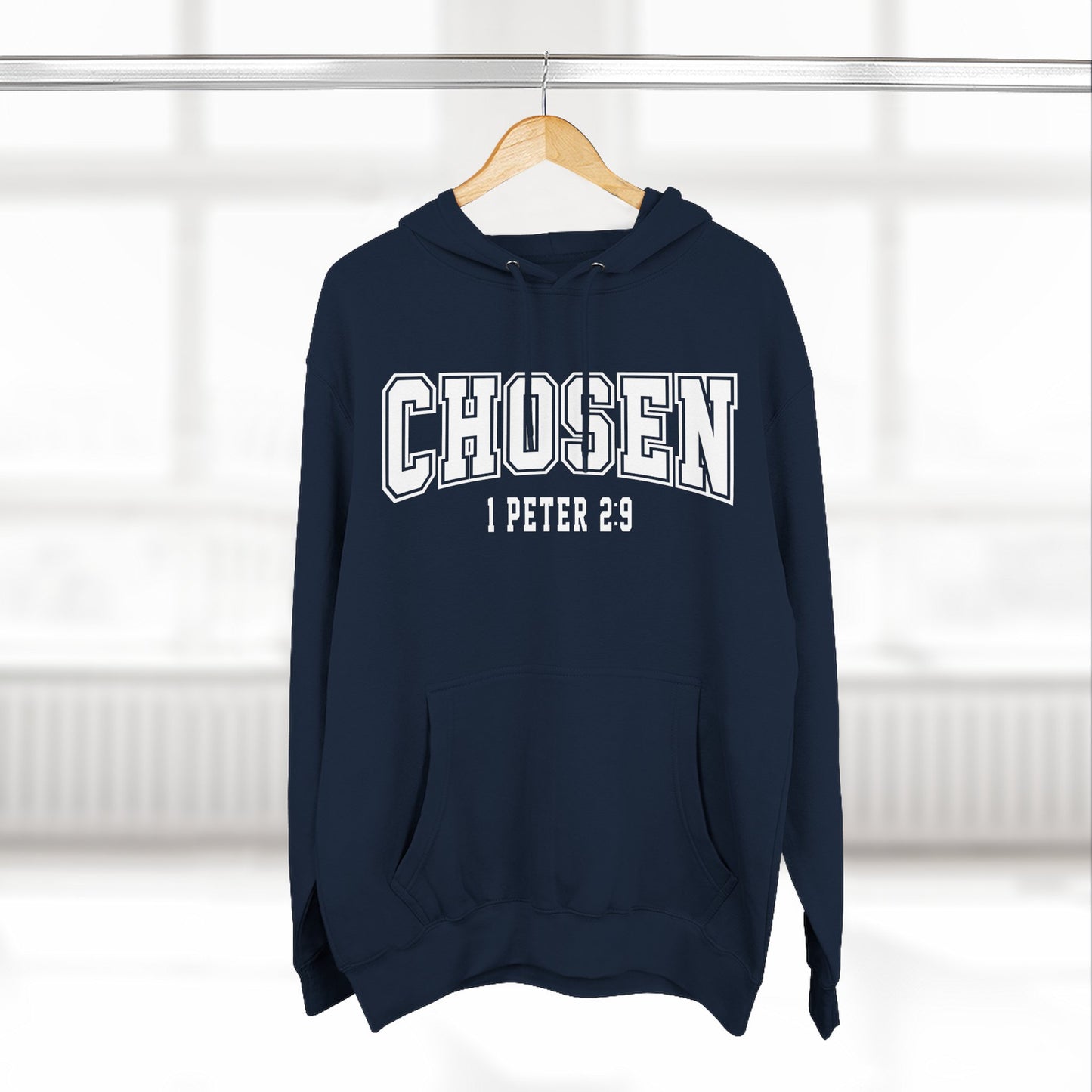 Chosen Fleece Hoodie for Comfortable Faith-Inspired Wear