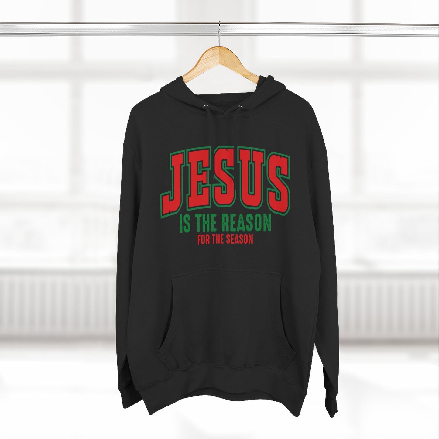 Christmas Jesus Fleece Hoodie