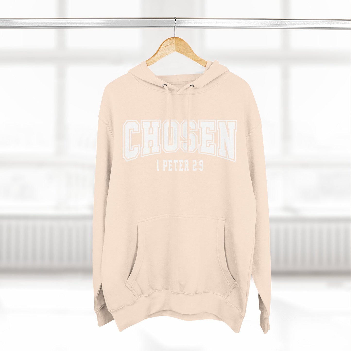 Chosen Fleece Hoodie for Comfortable Faith-Inspired Wear