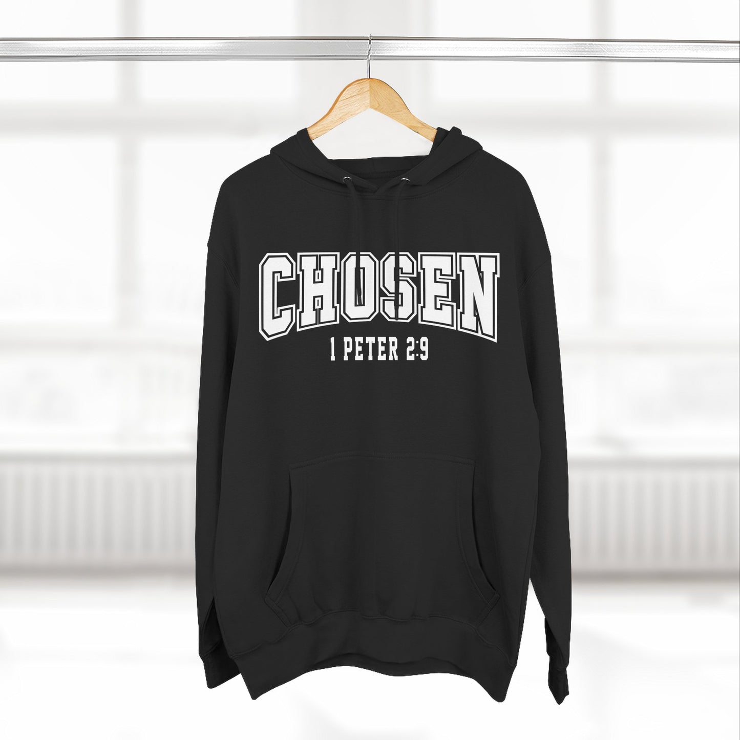 Chosen Fleece Hoodie for Comfortable Faith-Inspired Wear
