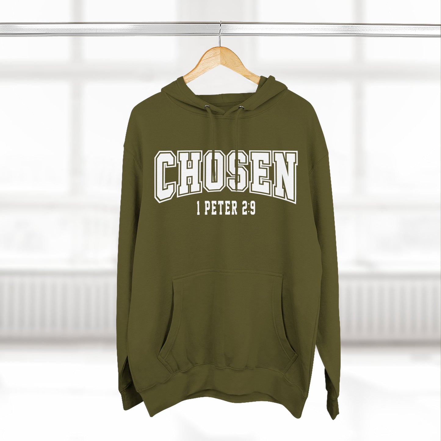 Chosen Fleece Hoodie for Comfortable Faith-Inspired Wear