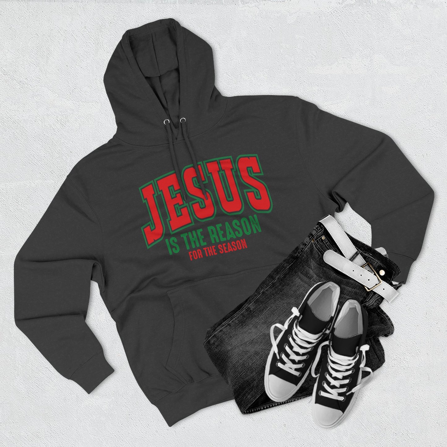 Christmas Jesus Fleece Hoodie