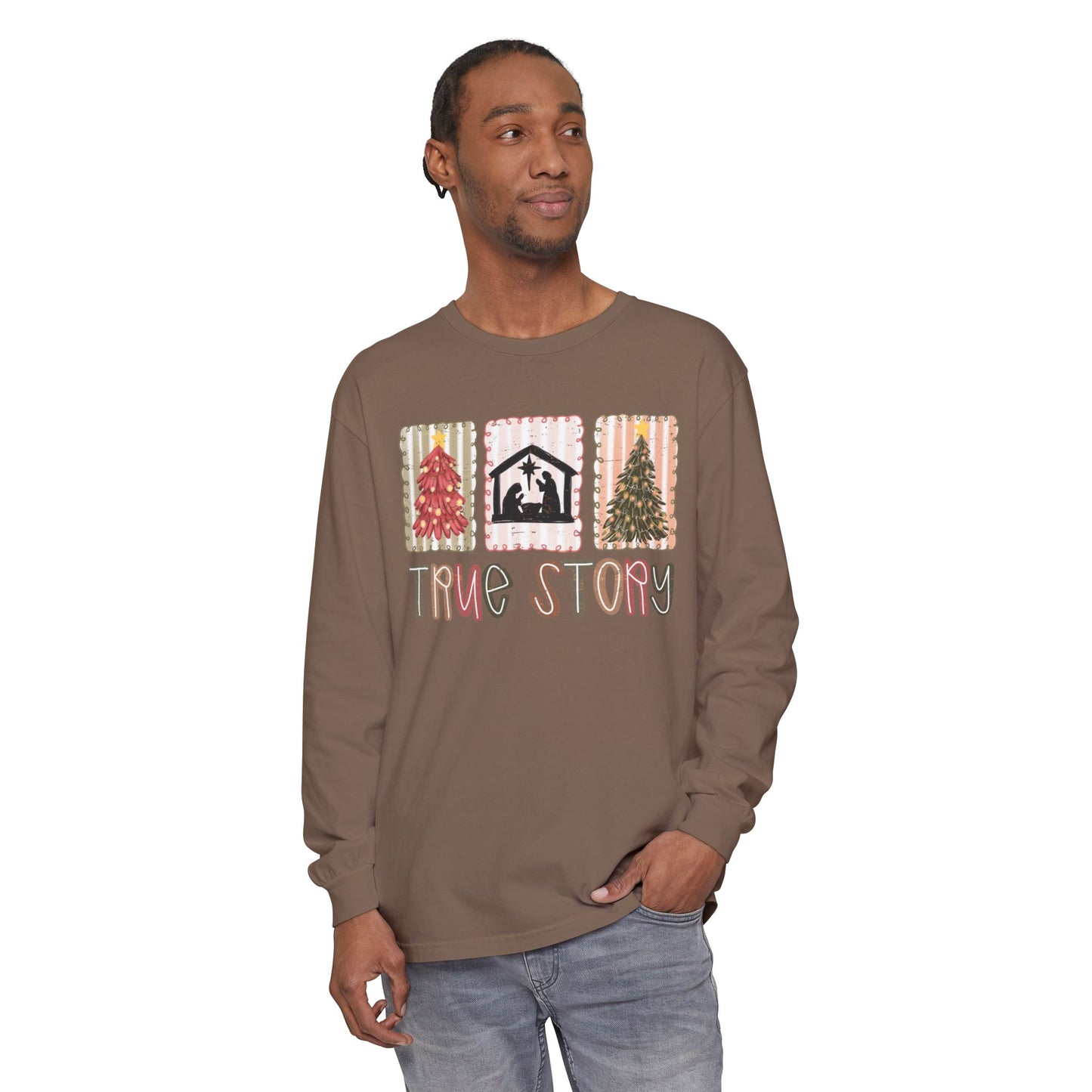 True Story - Christmas Jesus Long Sleeve Shirt