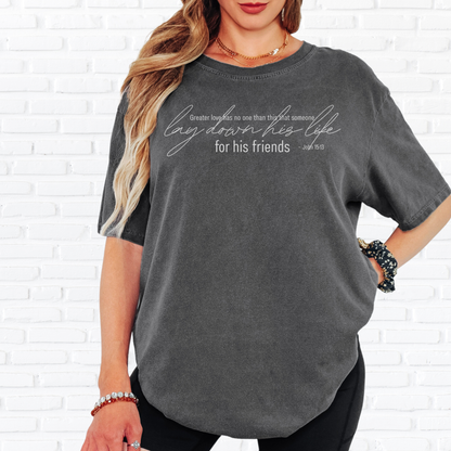 Comfort Colors Shirts, Christian Inspirational T-Shirt, Jesus Graphic Tee, Faith-Based Apparel, Religious Gift, Bible Verse Shirts