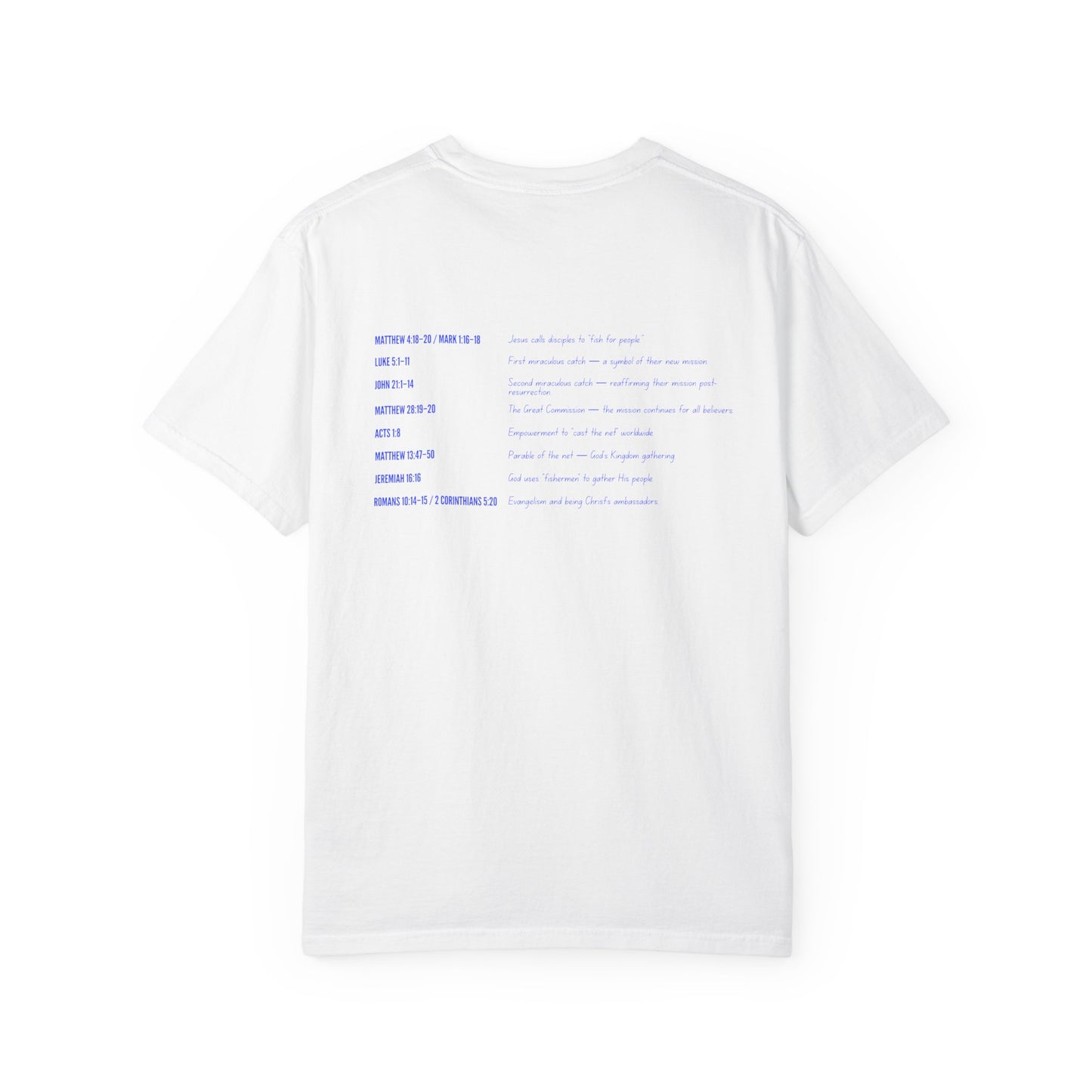 Called to Fish — Matthew 4:19 Discipleship T-Shirt