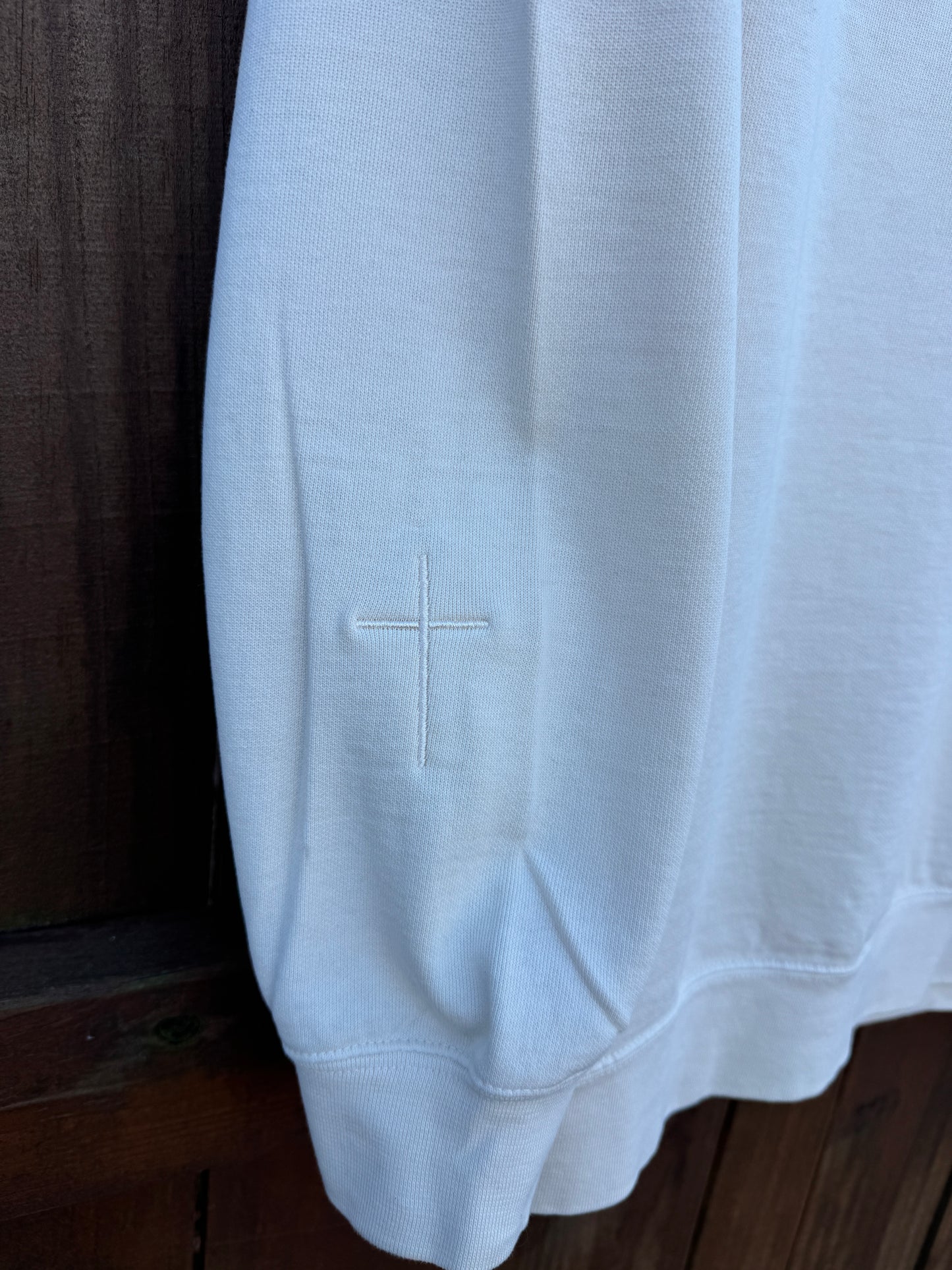 Make Heaven Crowded Embroidered Comfort Colors Sweatshirt