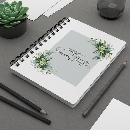 You Will Lead Us Through The Fiercest Battles Christian Journal